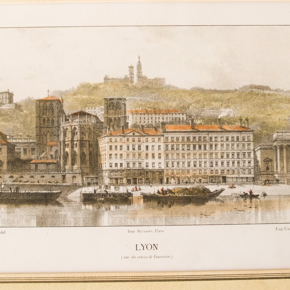 City of Lyon Etching - elsie green - art