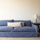 Claremont Extra Long Slipcovered Sofa - elsie green - furniture