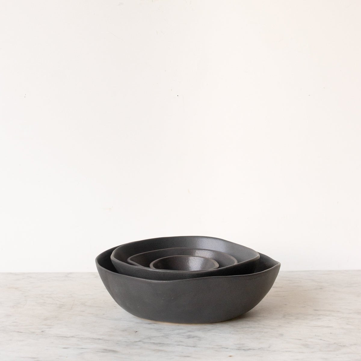 Classic Serving Bowl | Nesting Set | Black - elsie green - The French Kitchen