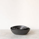 Classic Serving Bowl | Nesting Set | Black - elsie green - The French Kitchen