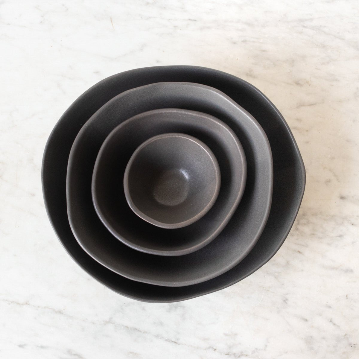 Classic Serving Bowl | Nesting Set | Black - elsie green - The French Kitchen
