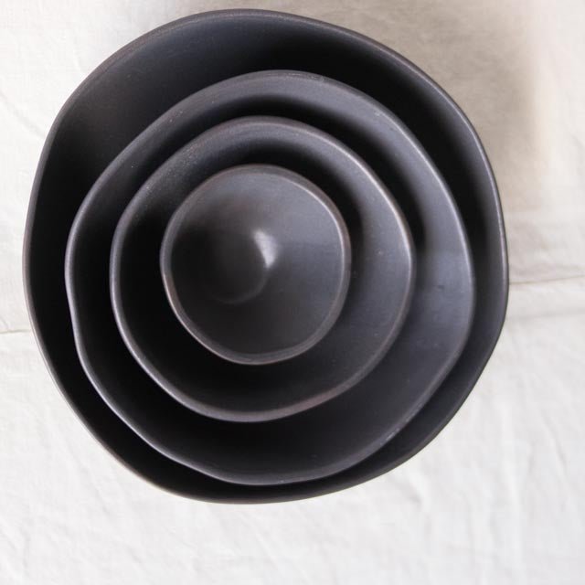 Classic Serving Bowl | Nesting Set | Black - elsie green - The French Kitchen