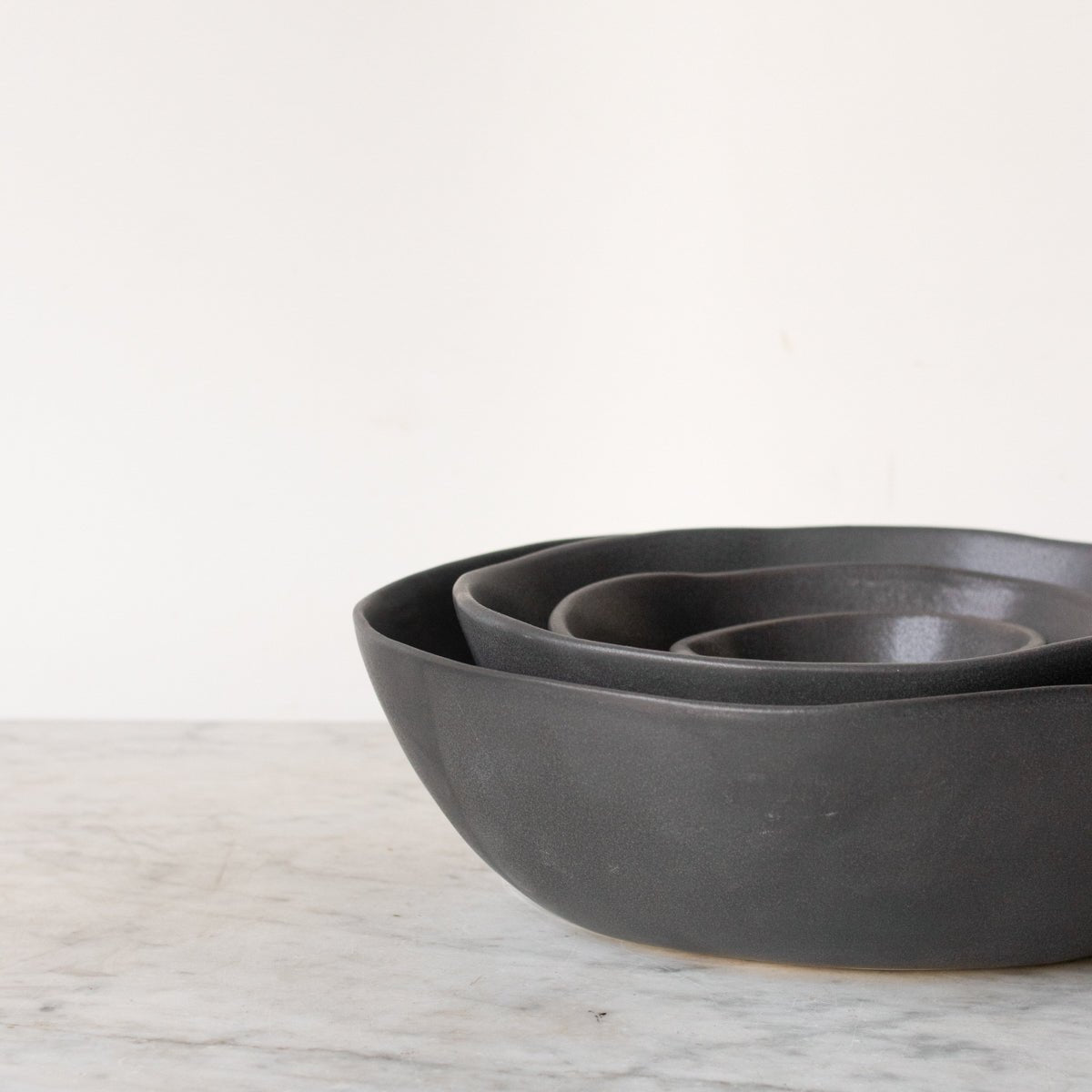 Classic Serving Bowl | Nesting Set | Black - elsie green - The French Kitchen