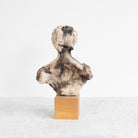 Clay Bust of Pensive Woman - elsie green - art