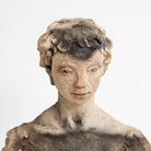 Clay Bust of Pensive Woman - elsie green - art