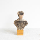 Clay Bust of Pensive Woman - elsie green - art
