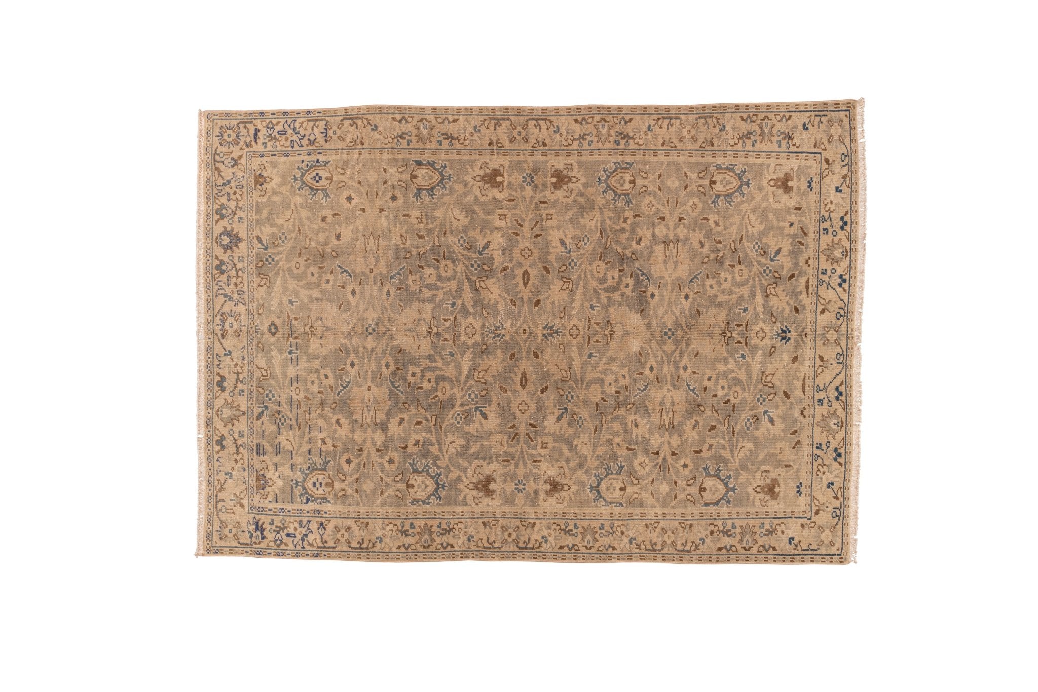 Clichy Vintage Rug | 6'1" x 8'10" - elsie green - textiles