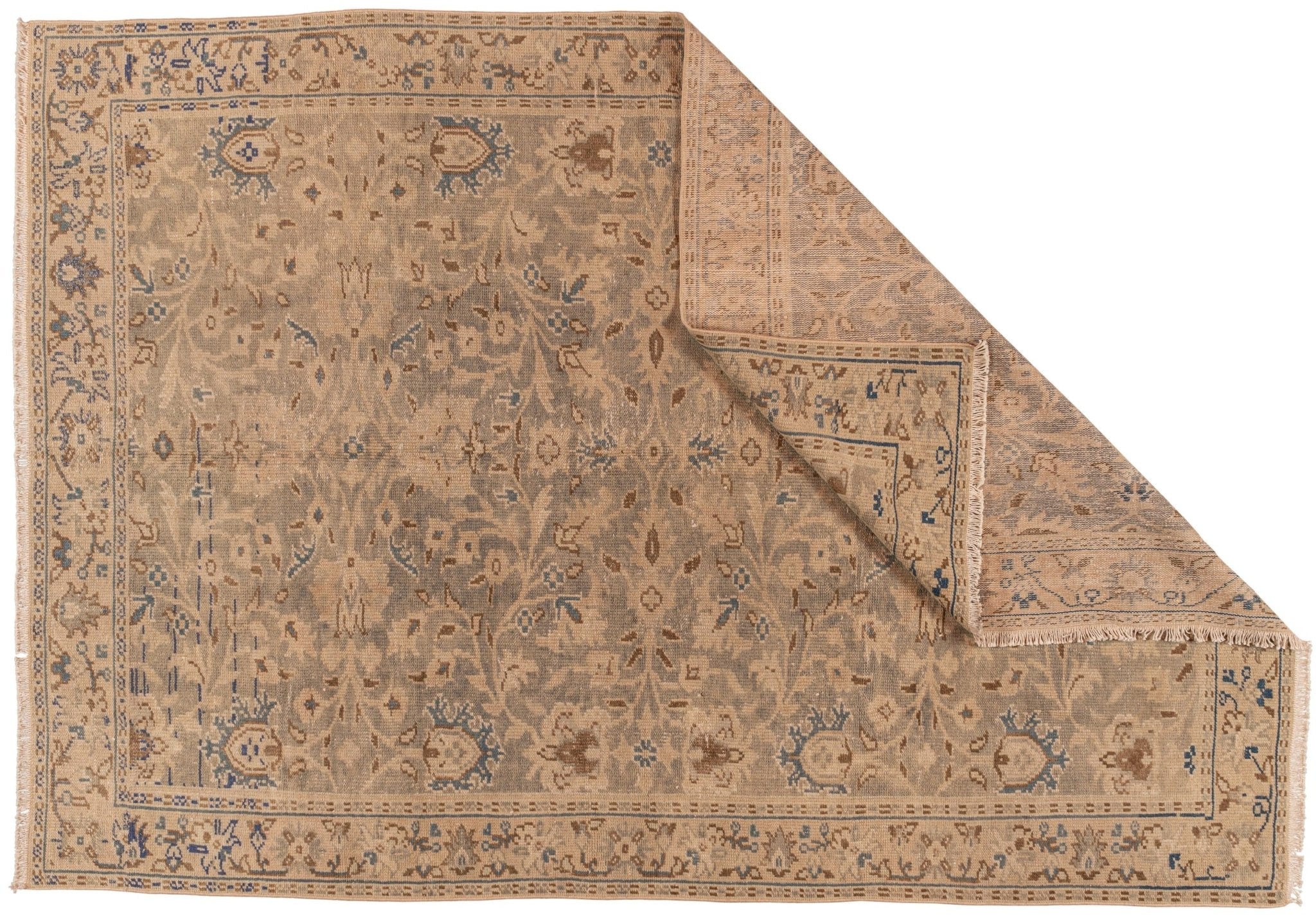 Clichy Vintage Rug | 6'1" x 8'10" - elsie green - textiles