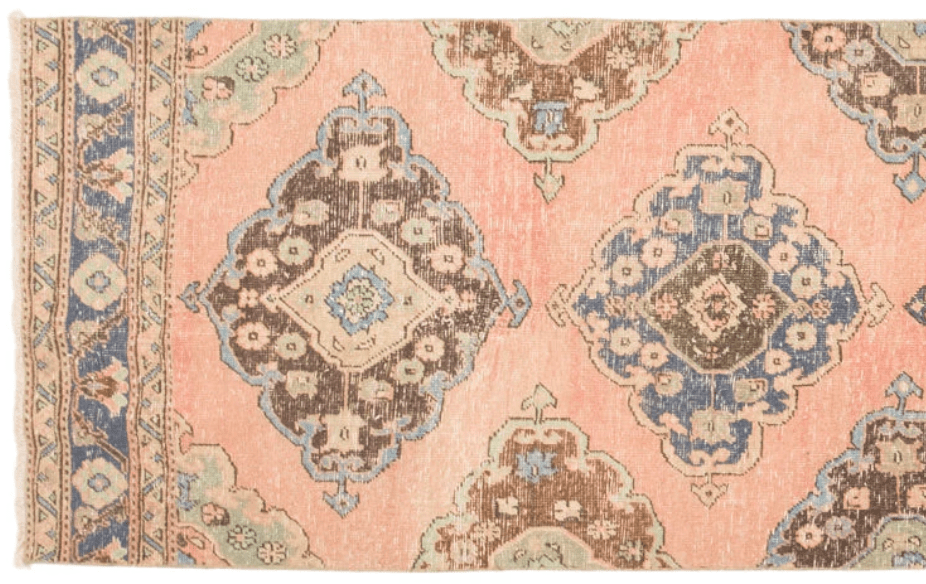 Clodomira Vintage Rug | 3'0" x 12'1" - elsie green - Textiles