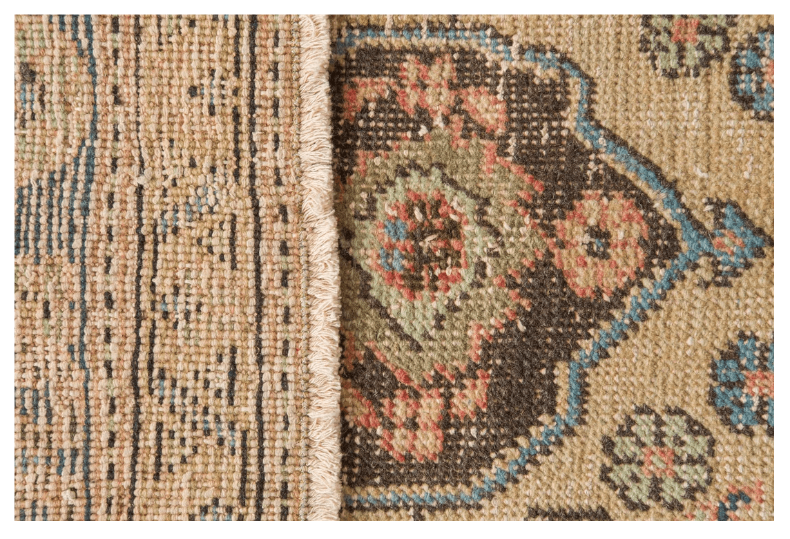Clodomira Vintage Rug | 3'0" x 12'1" - elsie green - Textiles