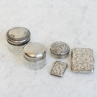 Collection of Antique Silver Boxes - elsie green - decor