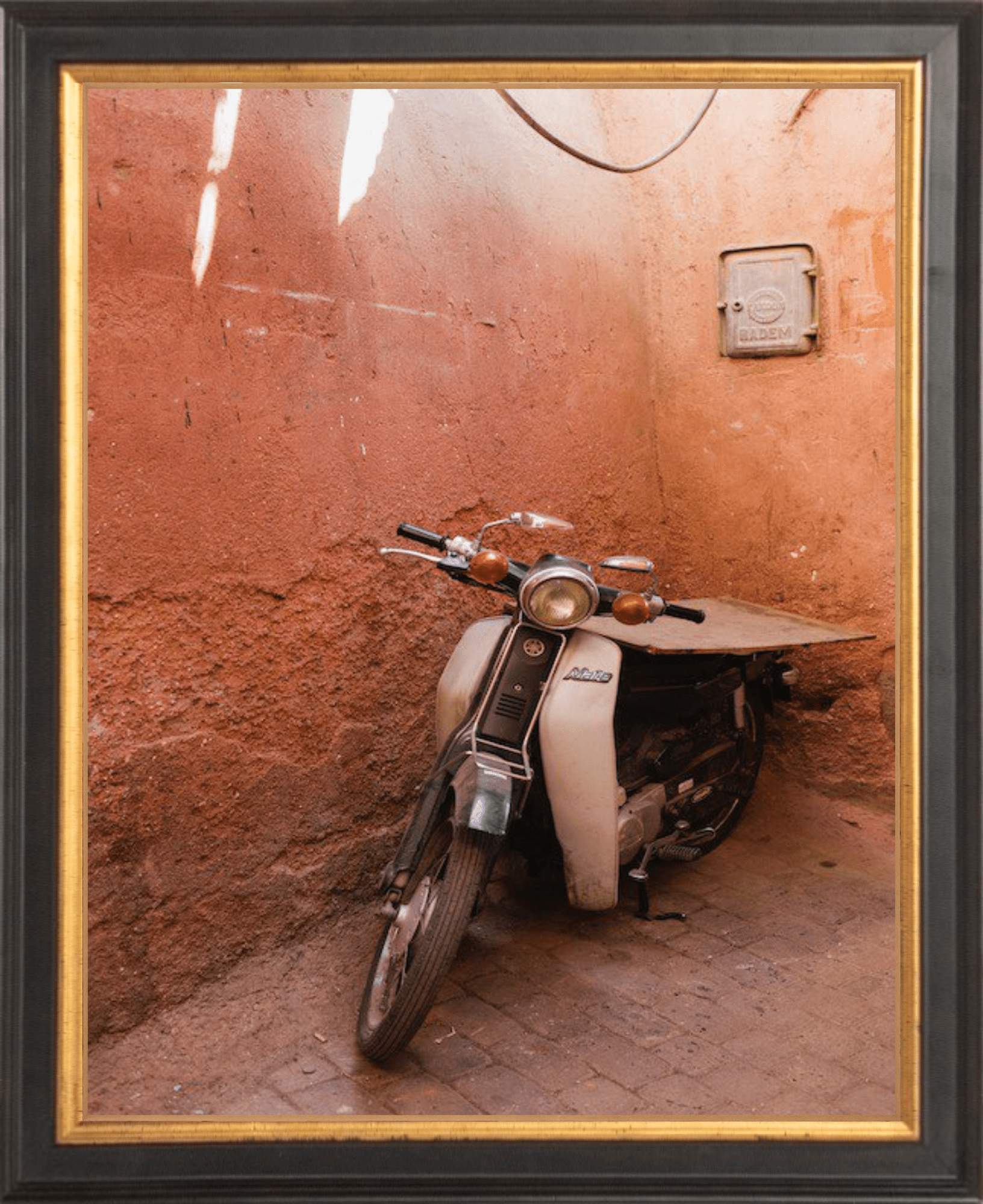Commute in Marrakech Printed Photograph - elsie green - Art