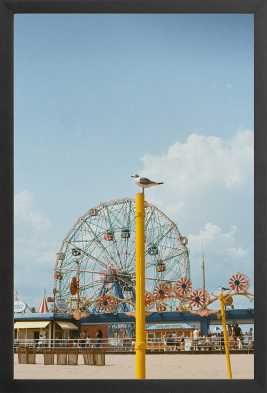 Coney Island Printed Photograph - elsie green - Art