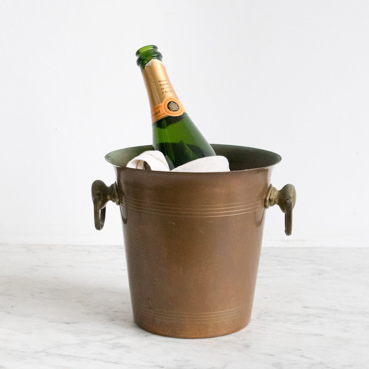 Copper Champagne Bucket - elsie green - the french kitchen