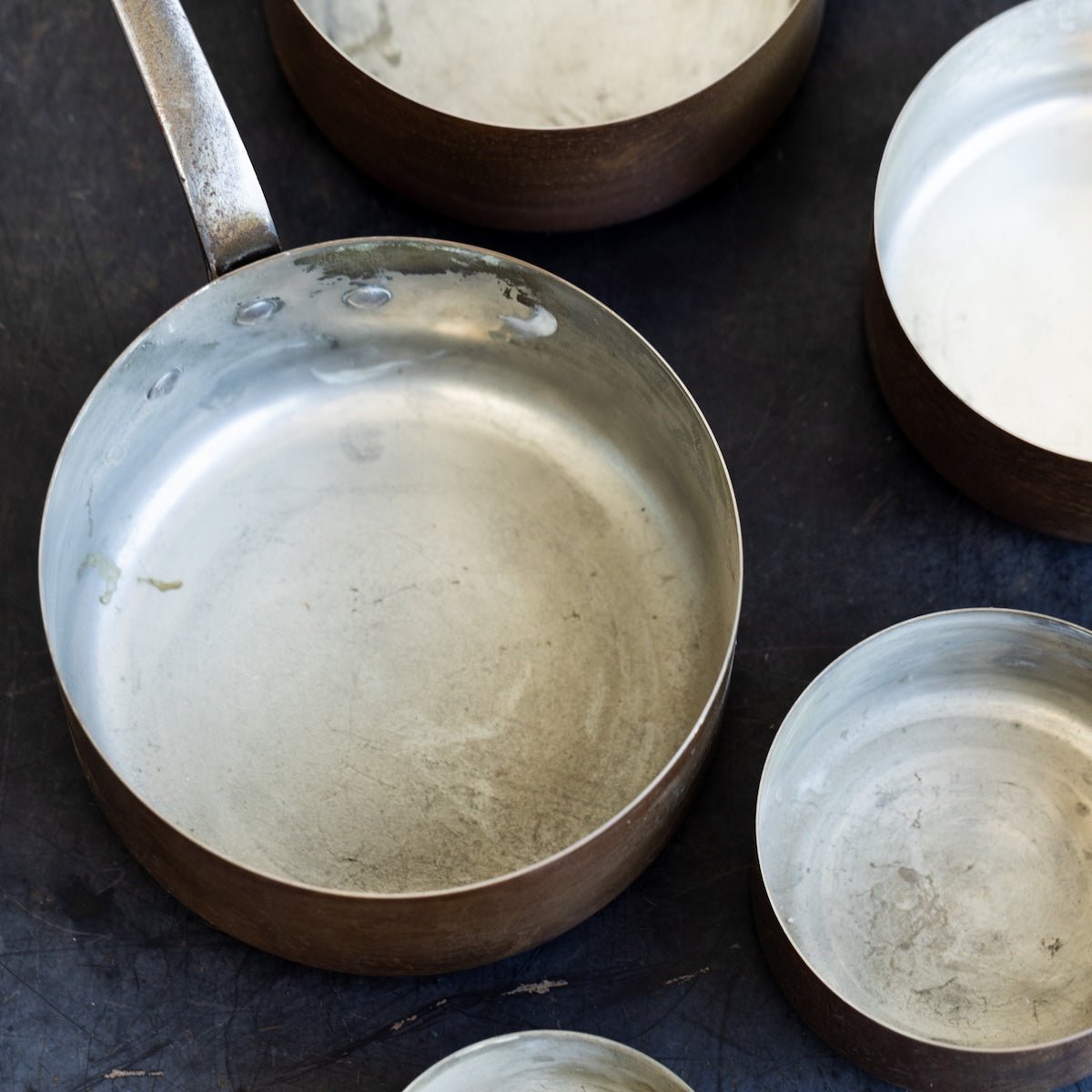 Copper Saucepan Set of 5 - elsie green - the french kitchen