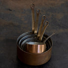 Copper Saucepan Set of 5 - elsie green - the french kitchen