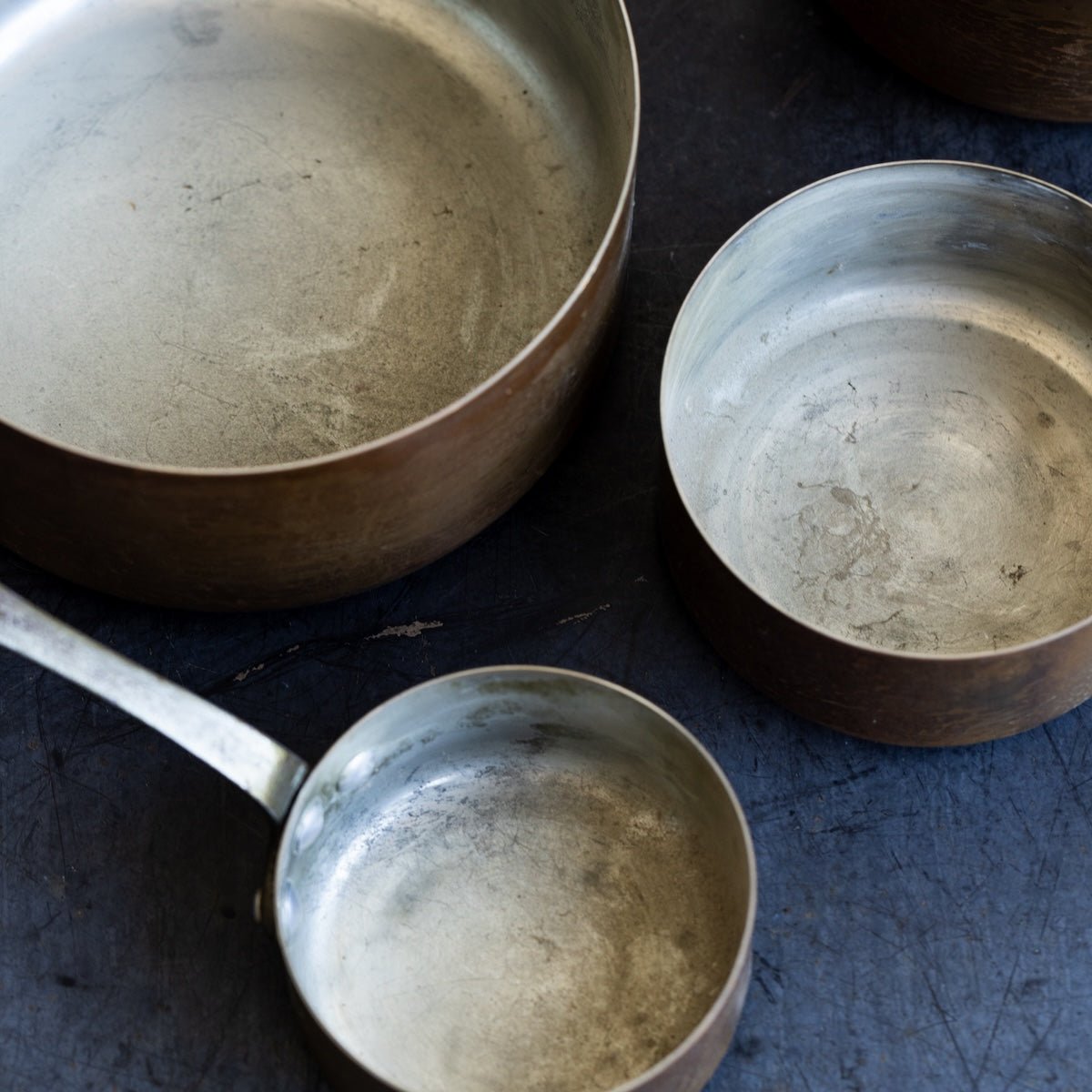 Copper Saucepan Set of 5 - elsie green - the french kitchen