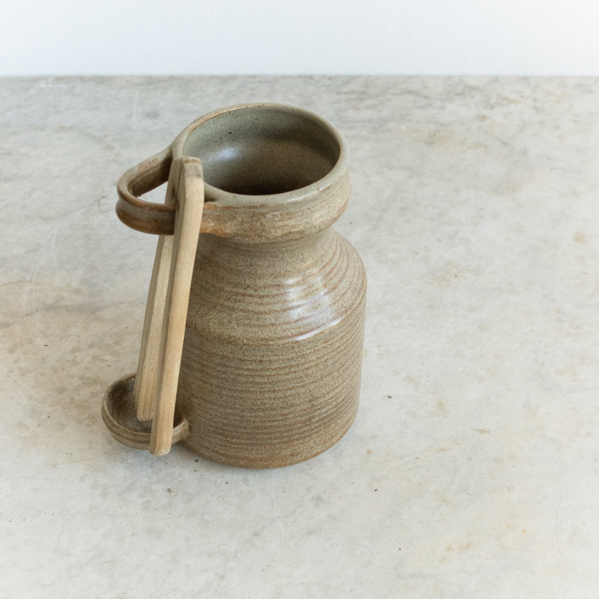 Cornichon Crock With Tongs - elsie green - The French Kitchen