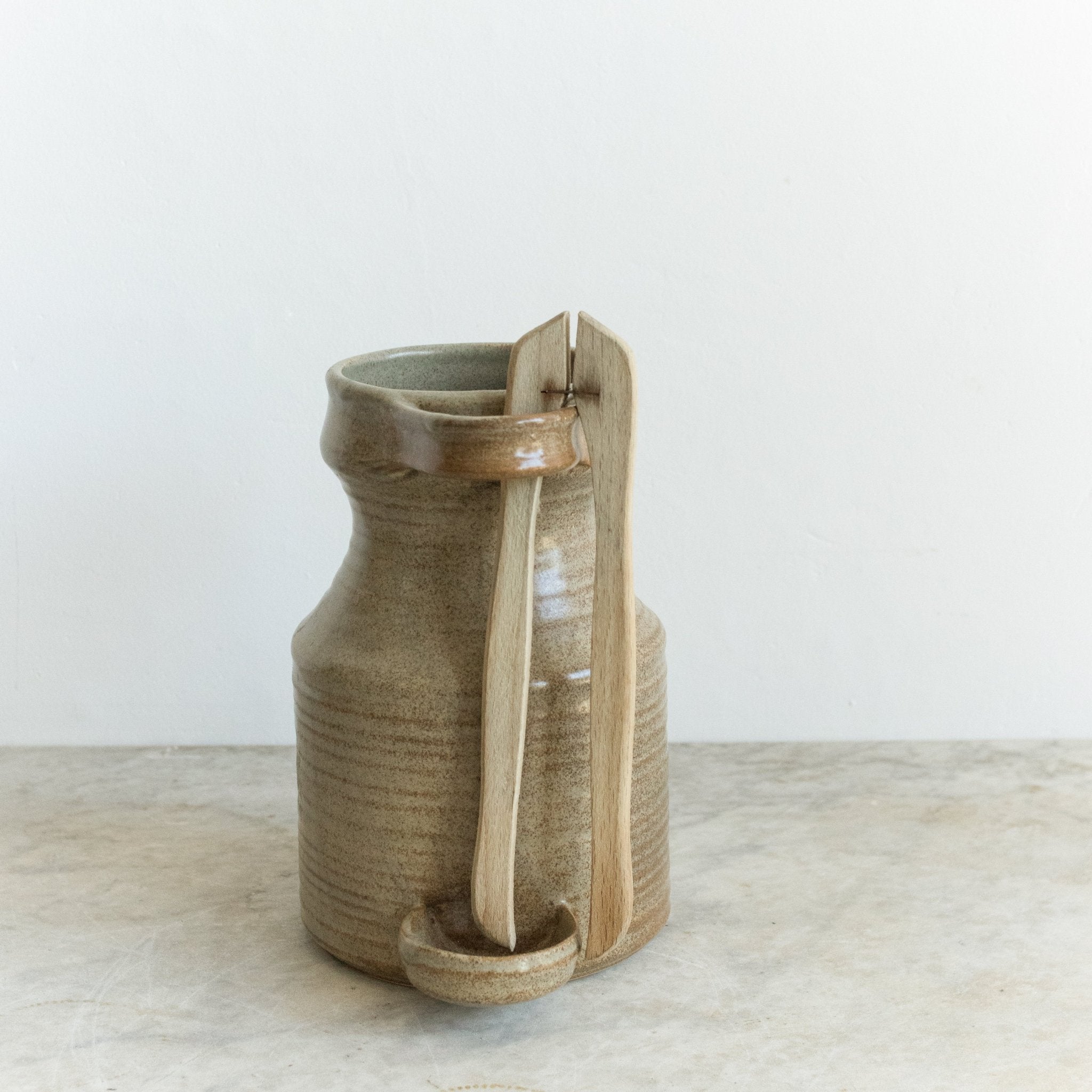 Cornichon Crock With Tongs - elsie green - The French Kitchen