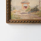 Countryside Chapel Watercolor Painting - elsie green - Art