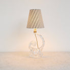 Crystal Accent Lamp with Ticking Shade - elsie green - decor