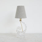Crystal Accent Lamp with Ticking Shade - elsie green - decor