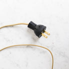 Crystal and Brass Accent Lamp - elsie green - decor