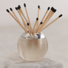 Crystal and Sterling Match Striker - elsie green - decor