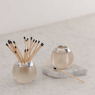Crystal and Sterling Match Striker - elsie green - decor