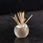 Crystal and Sterling Match Striker - elsie green - decor