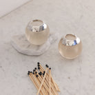 Crystal and Sterling Match Striker - elsie green - decor