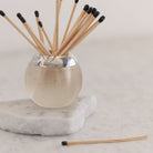 Crystal and Sterling Match Striker - elsie green - decor