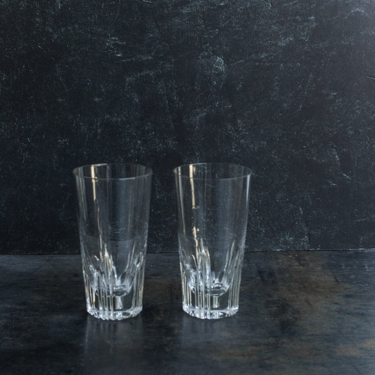 Crystal Bar Pitcher And Pair Of Tall Bar Glasses - elsie green - The French Kitchen