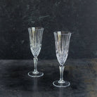 Crystal Champagne Flute Set of 6 - elsie green - The French Kitchen