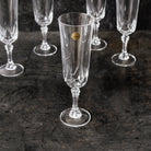 Crystal Champagne Flute Set of 6 - elsie green - the french kitchen