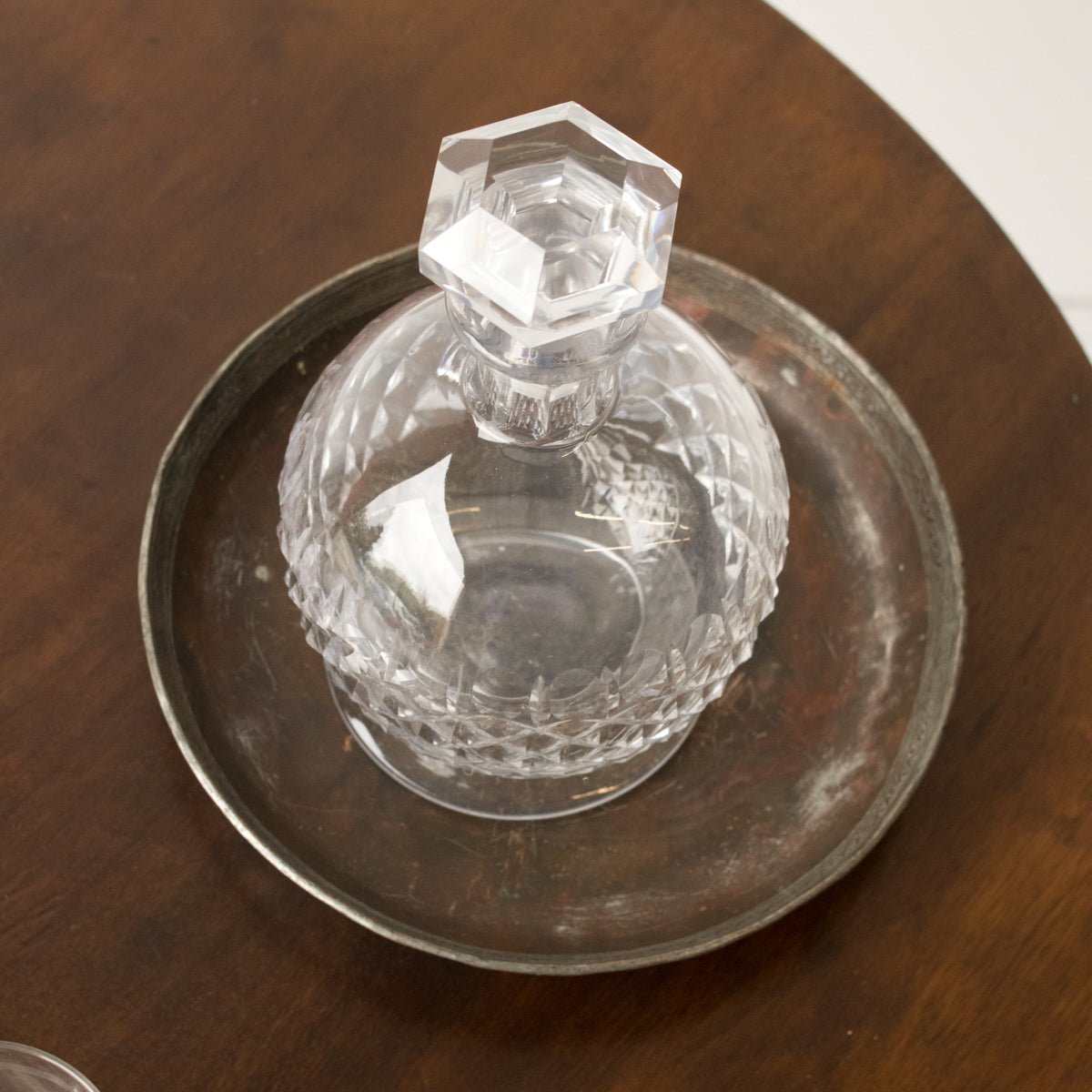 Crystal Decanter With Baccarat Crystal Tumbler - elsie green - The French Kitchen