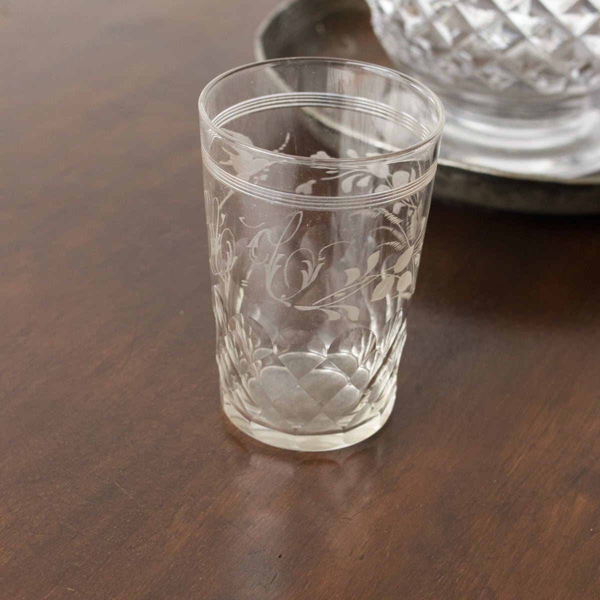 Crystal Decanter With Baccarat Crystal Tumbler - elsie green - The French Kitchen