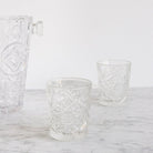 Crystal Ice Bucket And Pair Of Crystal Bar Glasses - elsie green - The French Kitchen