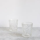 Crystal Ice Bucket And Pair Of Crystal Bar Glasses - elsie green - The French Kitchen