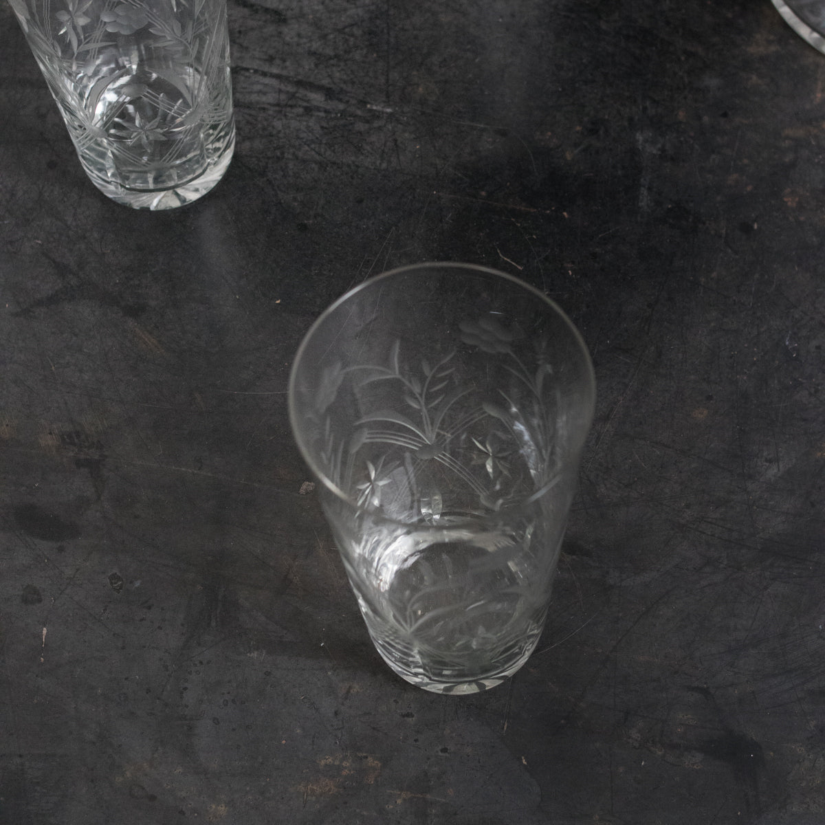 Crystal Pitcher And Set Of 5 Tumblers - elsie green - The French Kitchen