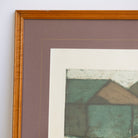 Cubist Village Lithgraph - elsie green - art