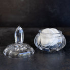 Cut Crystal Candy Jar - elsie green - decor