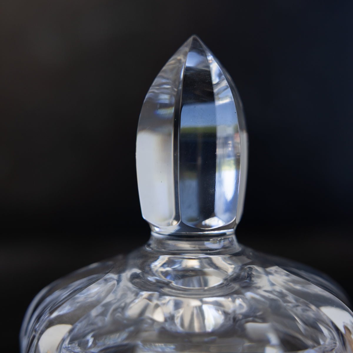 Cut Crystal Candy Jar - elsie green - decor