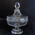 Cut Crystal Candy Jar - elsie green - decor