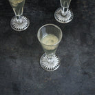 Cut Crystal Champagne Flute Set of 5 - elsie green - the french kitchen