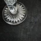 Cut Crystal Champagne Flute Set of 5 - elsie green - the french kitchen