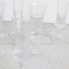 Cut Crystal Flute Set Of 6 - elsie green - The French Kitchen