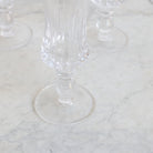 Cut Crystal Flute Set Of 6 - elsie green - The French Kitchen