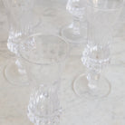 Cut Crystal Flute Set Of 6 - elsie green - The French Kitchen