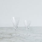 Cut Crystal Glass Set Of 8 - elsie green - The French Kitchen